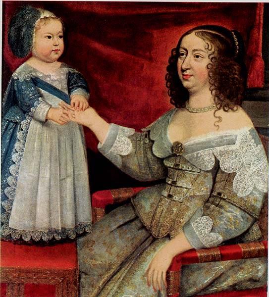 unknow artist Louis XIV and Anne of Austria oil painting image
